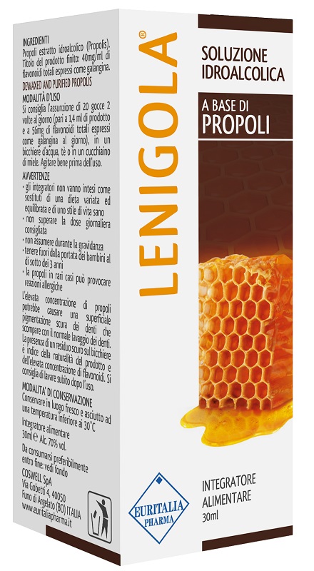 LENIGOLA SOLUZIONE IDROALCOLICA PROPOLI 30 ML - Pharmaleader