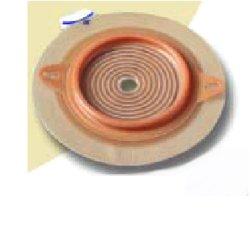 PLACCA PER COLOSTOMIA ALTERNA MIO SISTEMA A 2 PEZZI FORO RITAGLIABILE 10/55MM FLANGIA 60MM 5 PEZZI ARTICOLO 13161 - Pharmaleader