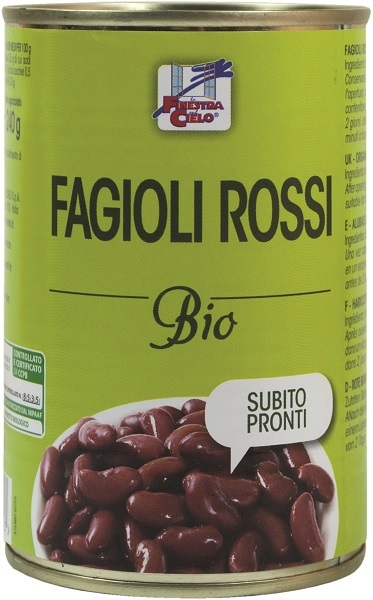 FAGIOLI ROSSI PRONTI BIO 400 G - Pharmaleader
