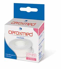 CEROTTO ADESIVO IN ROCCHETTO CEROXMED IN TESSUTO NON TESSUTO AERATO IPOALLERGENICO BIANCO 500X1,25 CM 1 PEZZO - Pharmaleader