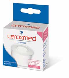 CEROTTO ADESIVO IN ROCCHETTO CEROXMED IN TESSUTO NON TESSUTO AERATO IPOALLERGENICO BIANCO 500X2,5 CM 1 PEZZO - Pharmaleader