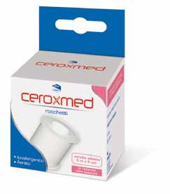 CEROTTO ADESIVO IN ROCCHETTO CEROXMED IN TESSUTO NON TESSUTO AERATO IPOALLERGENICO BIANCO 500X5 CM 1 PEZZO - Pharmaleader