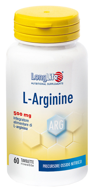 LONGLIFE L-ARGININE 60 TAVOLETTE RIVESTITE DA 900 MG - Pharmaleader