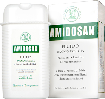AMIDOSAN FLUIDO BAGNO DOCCIA NUTRIENTE LENITIVO RINFRESCANTE 300 ML - Pharmaleader