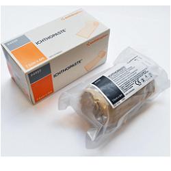 BENDA MEDICATA ICHTHOPASTE CON OSSIDO DI ZINCO ITTIOLO PER TRATTAMENTO ULCERE VENOSE ARTI INFERIORI 7,5X600 CM - Pharmaleader