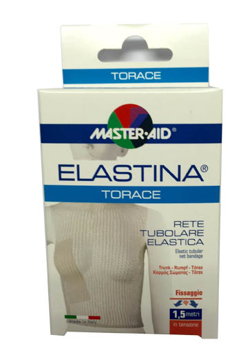 RETE TUBOLARE ELASTICA IPOALLERGENICA MASTER-AID ELASTINA TORACE 5 MT IN TENSIONE CALIBRO 8 CM - Pharmaleader