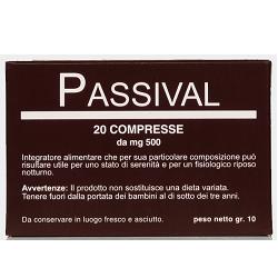 PASSIVAL ESTRATTO ERBORISTICO 20 COMPRESSE - Pharmaleader