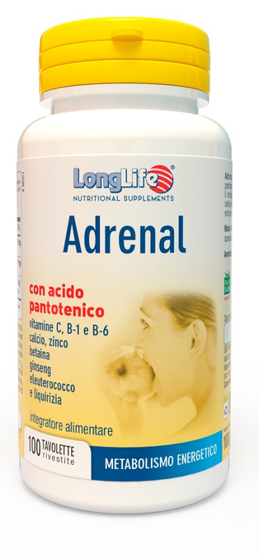 LONGLIFE ADRENAL 100 TAVOLETTE MASTICABILI RIVESTITE - Pharmaleader