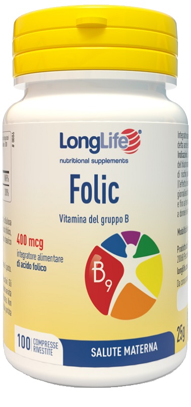 LONGLIFE FOLIC 400 MCG 100 COMPRESSE - Pharmaleader