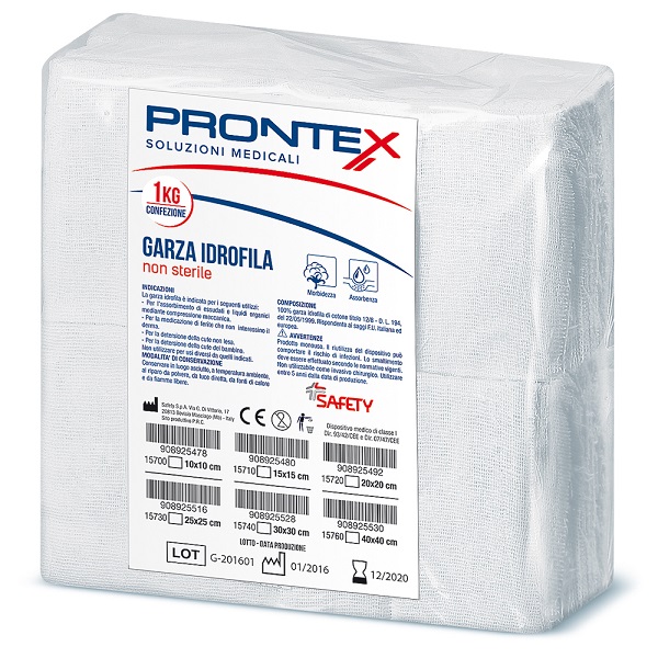 PRONTEX GARZA 15X15CM 1KG - Pharmaleader