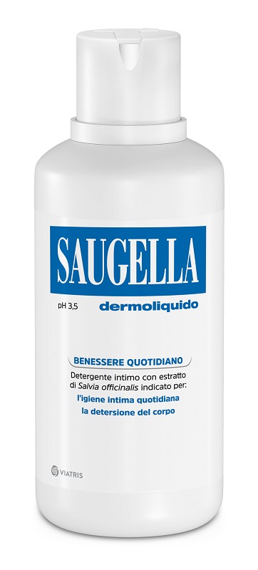SAUGELLA DERMOLIQUIDO PH 3,5 DETERGENTE INTIMO BENESSERE QUOTIDIANO 500 ML - Pharmaleader