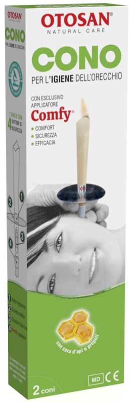 OTOSAN CONO PER L'IGIENE DELLE ORECCHIE OTOSAN+PROPOLI 2 PEZZI - Pharmaleader