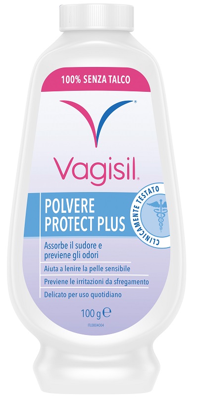 VAGISIL POLVERE PROTECT PLUS IGIENE FEMMINILE 100 G - Pharmaleader