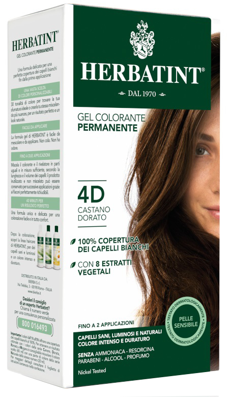HERBATINT 4D CASTANO DORATO 150 ML - Pharmaleader