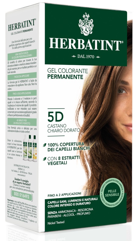 HERBATINT 5D CASTANO CHIARO DORATO 150 ML - Pharmaleader