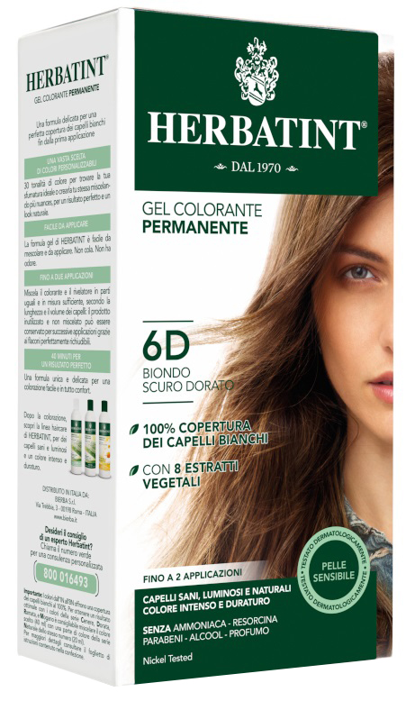 HERBATINT 6D BIONDO SCURO DORATO 150 ML - Pharmaleader