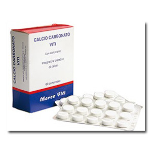 CALCIO CARBONATO VITI 60 COMPRESSE - Pharmaleader