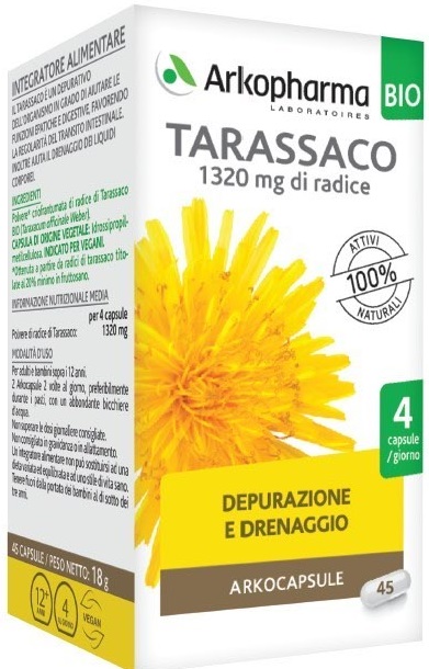 ARKO CAPSULE TARASSACO BIO 45 CAPSULE - Pharmaleader