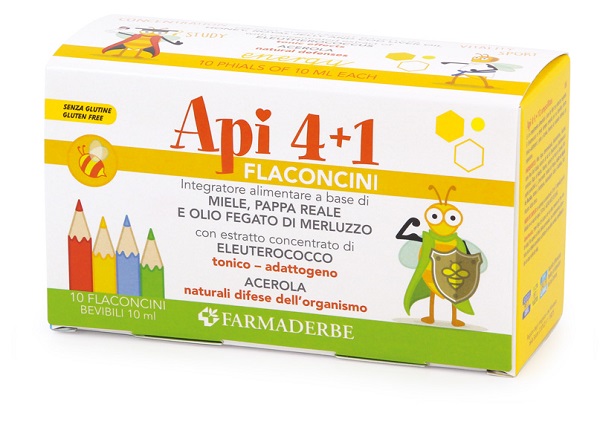 APIQUATTRO + 1 10 FLACONCINI DA 10 ML - Pharmaleader