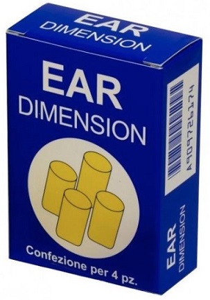 EAR DIMENSION TAPPO AURICOLARE IN SPUGNA 4 PEZZI - Pharmaleader
