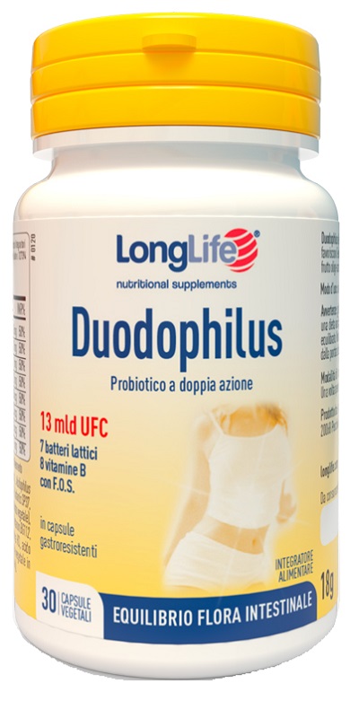 LONGLIFE DUODOPHILUS 30 CAPSULE VEGETALI - Pharmaleader