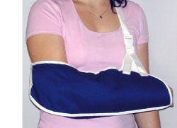 REGGIBRACCIO SEMPLICE MISURA MEDIA. CONSENTE L'IMMOBILIZZAZIONE IN POSIZIONE CORRETTA DEL BRACCIO NEI CASI DI SLOGATURE, TRAUMI ED INGESSATURE - Pharmaleader