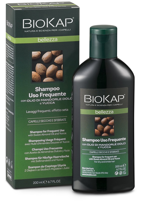 BIOKAP BELLEZZA SHAMPOO USO FREQUENTE 200 ML BIOSLINE - Pharmaleader