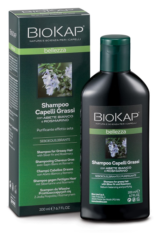 BIOKAP BELLEZZA SHAMPOO CAPELLI GRASSI 200 ML BIOSLINE - Pharmaleader