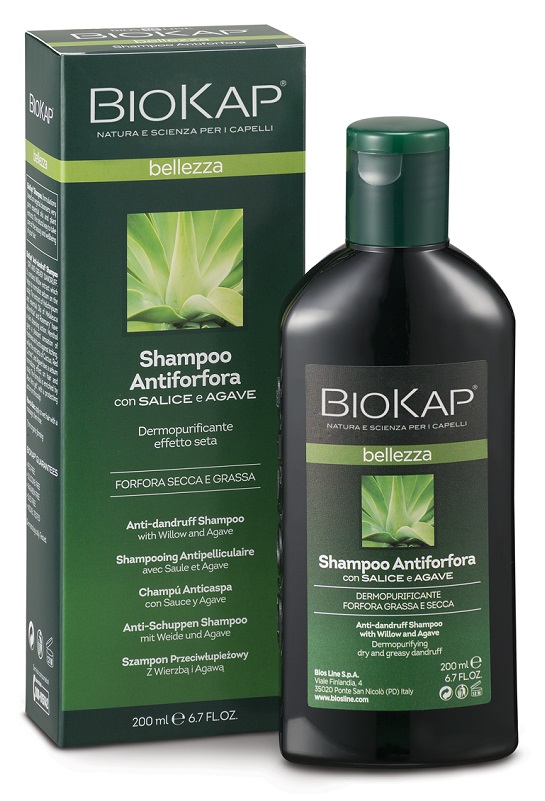 BIOKAP BELLEZZA SHAMPOO ANTIFORFORA 200 ML BIOSLINE - Pharmaleader