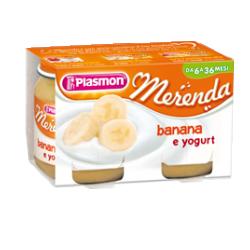 PLASMON OMOGENEIZZATO YOGURT BANANA 120 G X 2 PEZZI - Pharmaleader