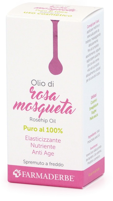 OLIO DI ROSA MOSQUETA PURO 100% 15 ML - Pharmaleader
