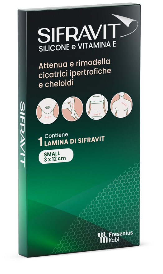 SIFRAVIT PLACCA SILICONE 3X12 CM SMALL 1 PEZZO - Pharmaleader