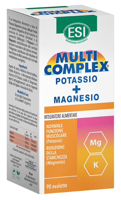 ESI MULTICOMPLEX POTASSIO MG 90 OVALETTE - Pharmaleader