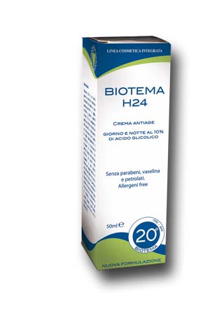 BIOTEMA H24 CREMA ACIDO GLICOLICO 10% 50 ML - Pharmaleader