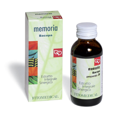 BACOPA MEMORIA ESTRATTO INTEGRALE SINERGICO 60 ML PREPARATO 20 - Pharmaleader