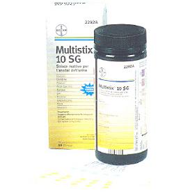 STRISCIA REATTIVA MULTITEST MULTISTIX 10SG 25 PEZZI - Pharmaleader