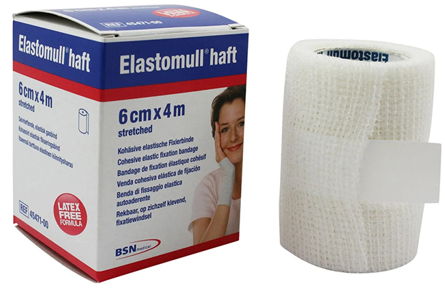 BENDA ELASTICA AUTOADESIVA ELASTOMULL HAFT BLU 6X400 CM - Pharmaleader