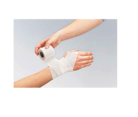 BENDA ELASTICA AUTOADESIVA FORTELAST PLUS   CON OSSIDO DI ZINCO ADESIVO SINTETICO 7,5X450CM - Pharmaleader