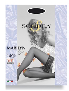 MARILYN 140 SHEER CALZA AUTOREGGENTE GLACE' L - Pharmaleader