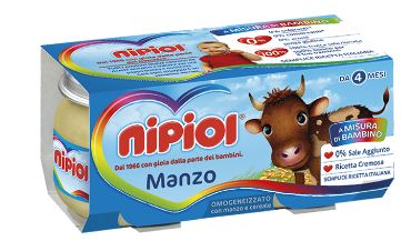 NIPIOL OMOGENEIZZATO MANZO 80 G 2 PEZZI - Pharmaleader