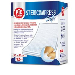 STERICOMPRESS SOFT XL GARZA TNT 18X40CM 12 PEZZI - Pharmaleader