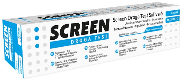 SCREEN DROGA TEST SALIVA 6 DROGHE - Pharmaleader