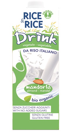 RICE&RICE BEVANDA DI RISO ALLE MANDORLE 1 LITRO - Pharmaleader