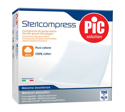GARZA COMPRESSA STERILE 18X40CM - Pharmaleader