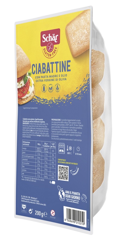 SCHAR CIABATTINA 200 G - Pharmaleader