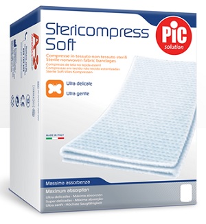 GARZA IN TESSUTO NON TESSUTO PIC 10X10CM 25 PEZZI - Pharmaleader