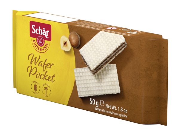 SCHAR WAFER POCKET ALLA NOCCIOLA 50 G - Pharmaleader