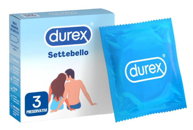 PROFILATTICO DUREX SETTEBELLO CLASSICO 3 PEZZI - Pharmaleader