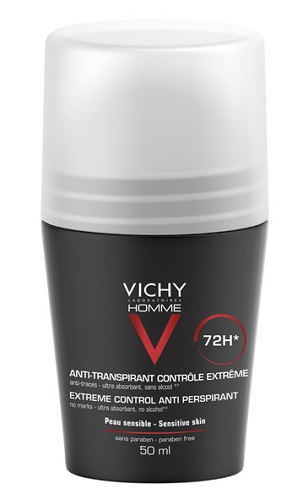 VICHY HOMME DEO ROLL-ON ANTI-TRASPIRANTE 50 ML - Pharmaleader