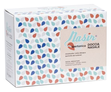 NASIR LAVAGGIO NASALE SOLUZIONE IPERTONICA KIT COMPOSTO DA 3 SACCHE 250 ML + 3 BLISTER - Pharmaleader